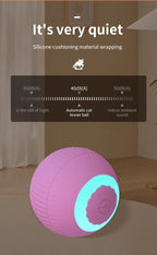 Interactive Cat Toy Ball Rolling Balls Pet Kitten Cats Teaser Automatic Electric Smart Game Plush Toys Play Stimulator Training
