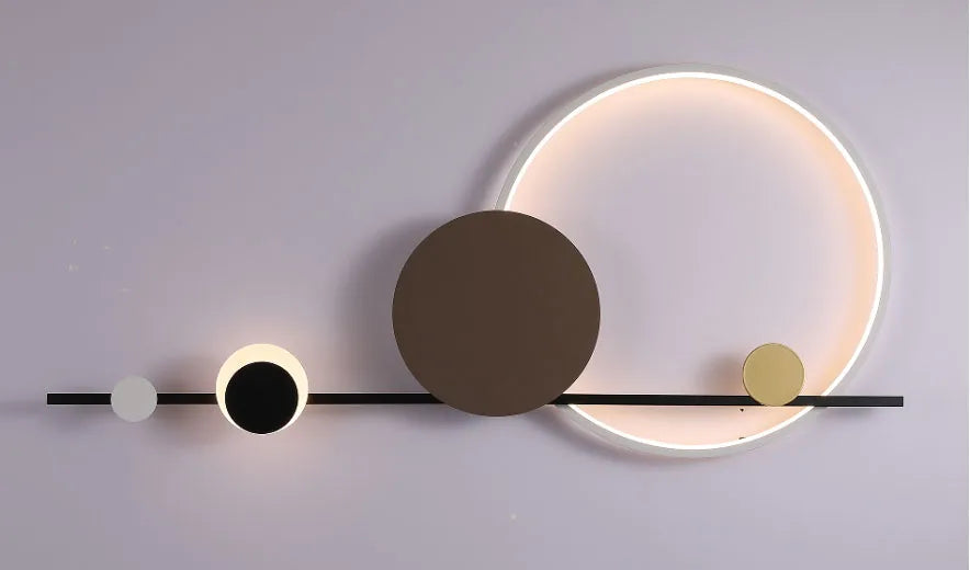 Creative LED Wall Lights Hotel Lobby Living Room Bedroom Wall Lamps Modern Simple Stairs Aisles  Home Indoor Lighting Decor Lamp