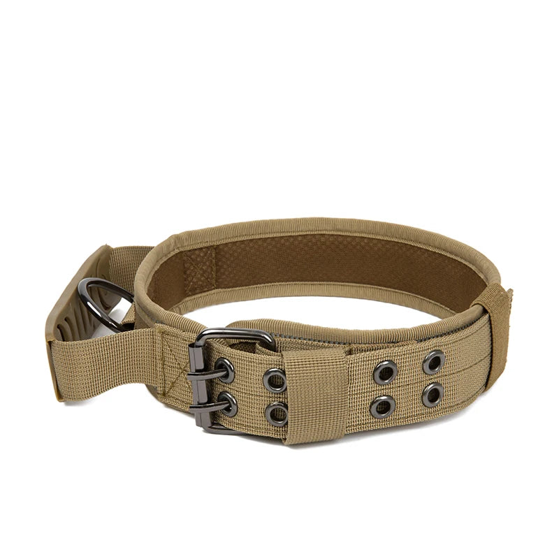 Tactical Dog Training Collar With Handle Reflective Collar Leash No Pull Lead Collars For Small Big Dogs Walking Pet Accessories