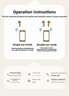 TWS Q86 Wireless Earphones Game Bluetooth Headphones with Microphone Noise Reduction Hi-Fi Bass Earphones for All Smartphones