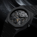 Creative Black and White Sketching Fashion Brand Men's Quartz Watch Casual Plastic Strap Waterproof Calendar Women's Watch