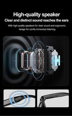 LIGE AI Smart Glasses 720P Camera Video Recorder Bluetooth Call 260mAh Battery Voice Assistant Control Sunglasses For Men Women
