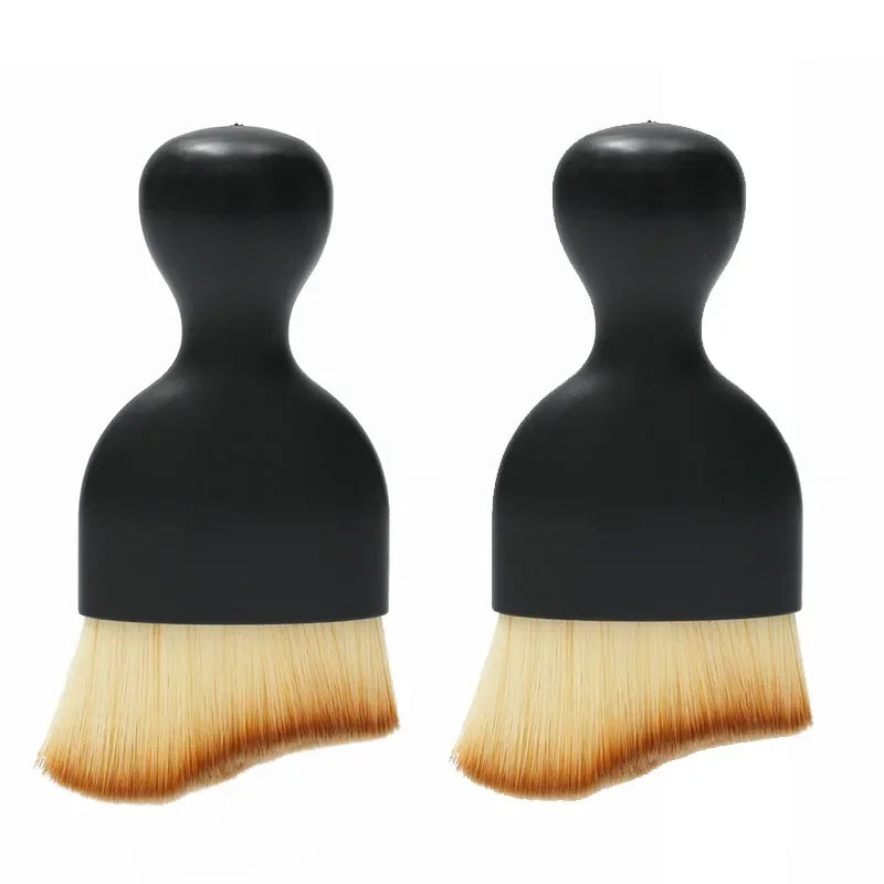 1-2Pcs Soft Cleaning Brush Keyboard Car Air Outlet Cleaning Soft Brush with Shell Car Crevice Dust Removal Brush Cleaning Tools