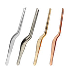 1Pcs Stainless Steel Medical Tweezers Professional Ear Cleaner Care Ear-Pick Tool Top Quality Bending Tools Cleaning Earwax Pick