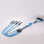 3 Way Dog Leashes for Walking 2/3/4 Dogs Pets Nylon Braided Rope No Tangle Dog Leashes for Small Dogs Dual Three Dogs Leash