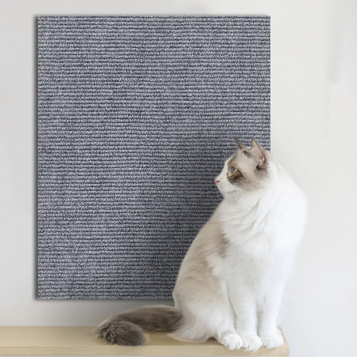 Cat Scratching Mat Self-Adhesive Trimmable Carpet Cat Scratching Post Carpet for Anti-scratching Sofa Furniture Protection