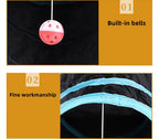 Cat Tunnel Pet Supplies Cat S T Pass Play Tunnel Foldable Cat Tunnel Cat Toy Breathable Drill Barrel for Indoor loud paper
