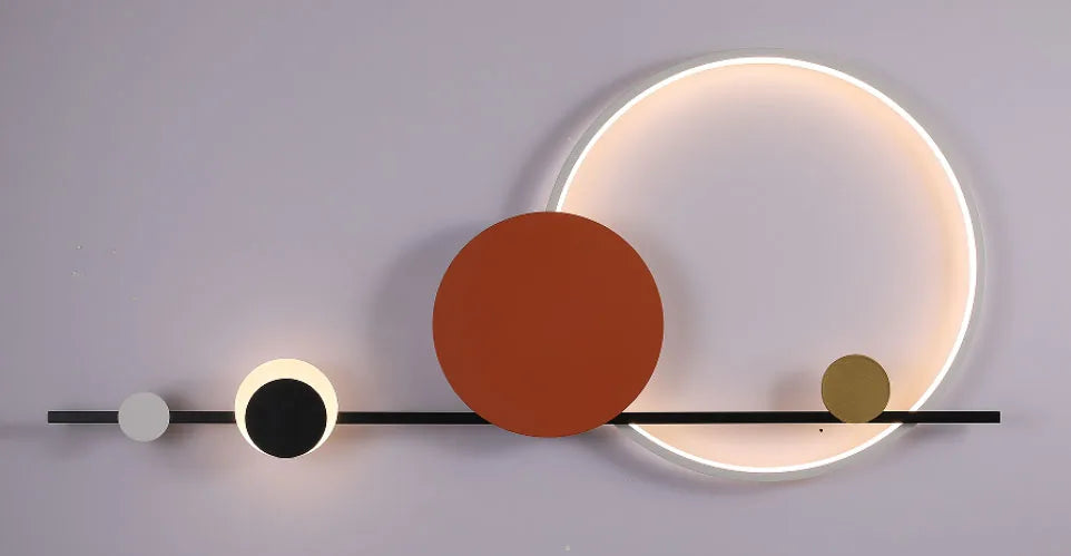 Creative LED Wall Lights Hotel Lobby Living Room Bedroom Wall Lamps Modern Simple Stairs Aisles  Home Indoor Lighting Decor Lamp
