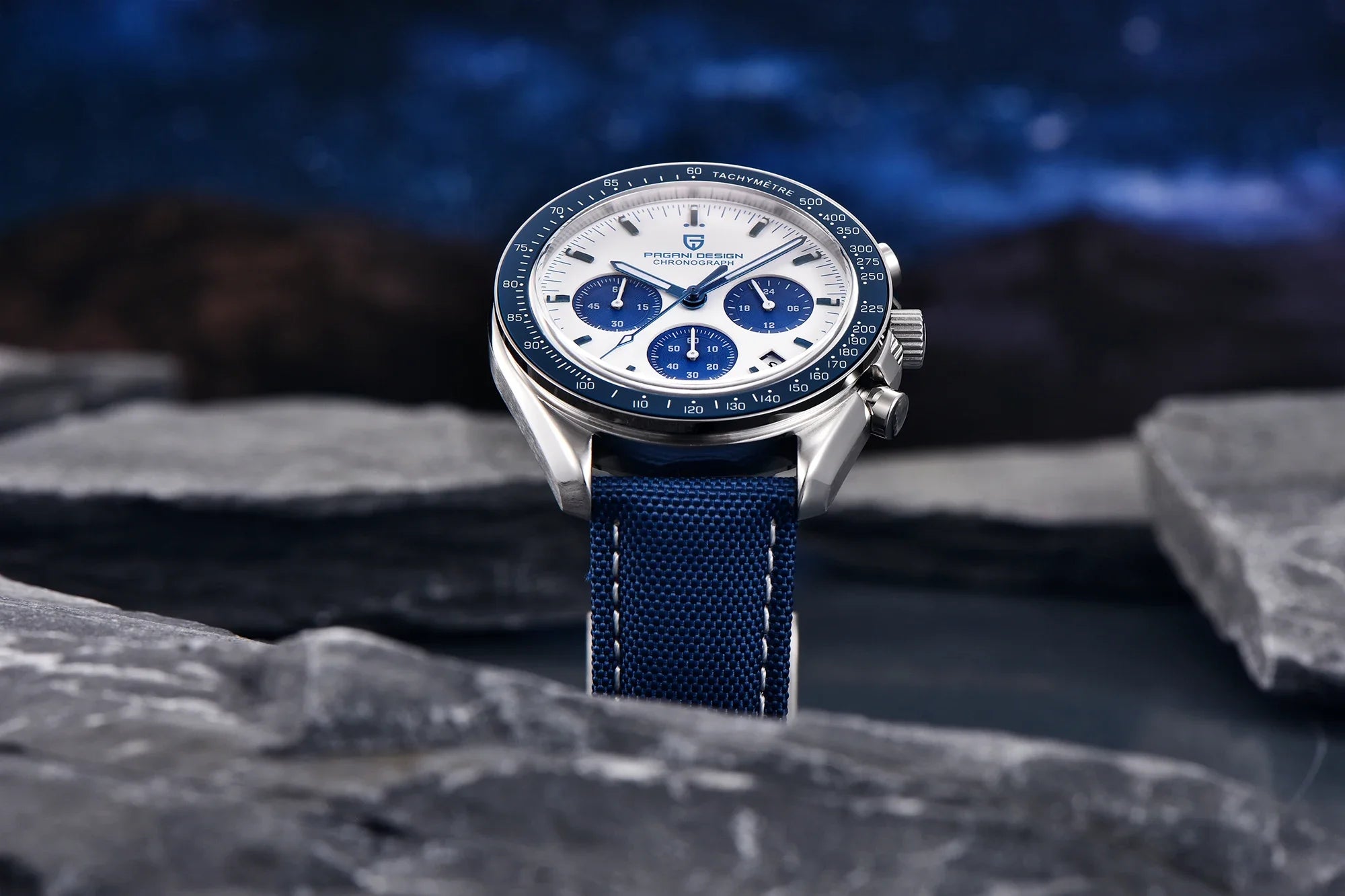 2025 New PAGANI DESIGN Moon V6 Men's Watches Luxury Quartz Watch For Man Chronograph VK63 Men Gift AR Sapphire Mirror Luminous