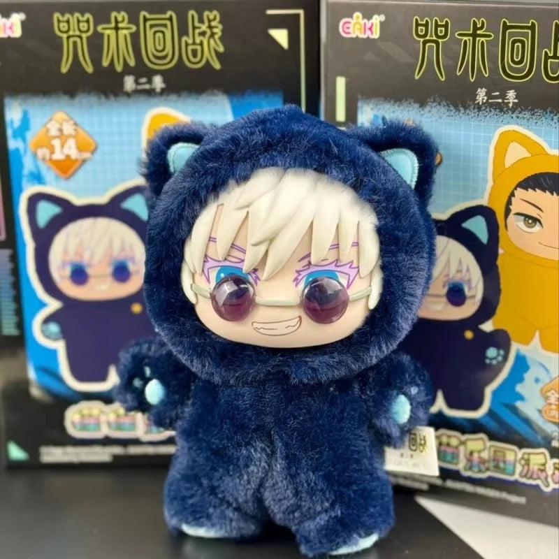 Eaki Genuine Jujutsu Kaisen Season 2 Gojo Satoru Cat Park Party Blind Box Doll Pendant Collectible Toy Model Gift in Stock