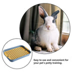 Medium Rabbit Litter Box Bunnies Corner Toilet Box For Ferret Hamster Dragon Cat Guinea Pig Dutch Pig Supplies