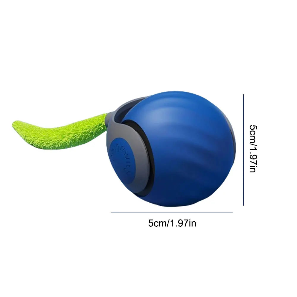 Speedy Tail 2.0 Cat Toys,2025 New Generation Smart Interactive Cat Toy Ball,Two Speed Adjustment, Automatic Moving Cat Toy Ball