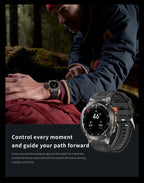Men New Outdoors Sports Military GPS SmartWatch 10ATM Waterproof 730mAh High Battery Compass NFC HD Call For Huawei Xiaomi Watch