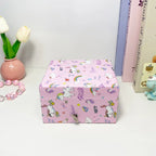 1pc Music Box with Drawer Mirror Rotating Pink Pony Jewelry Storage Box for Ring Necklaces Bracelets Birthday Gift