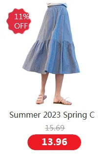 2024 Spring Autunm women Ruffle skirt fashion Summer cotton linen skirts long maxi party skirts red purple pink M-5XL 6XL 7XL