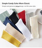 3Pairs/Lot Baby Knee High Socks Kids Girls Boys Soft Cotton Long Sock Cute Spanish Stripe Solid Children Socken For 0-8Years