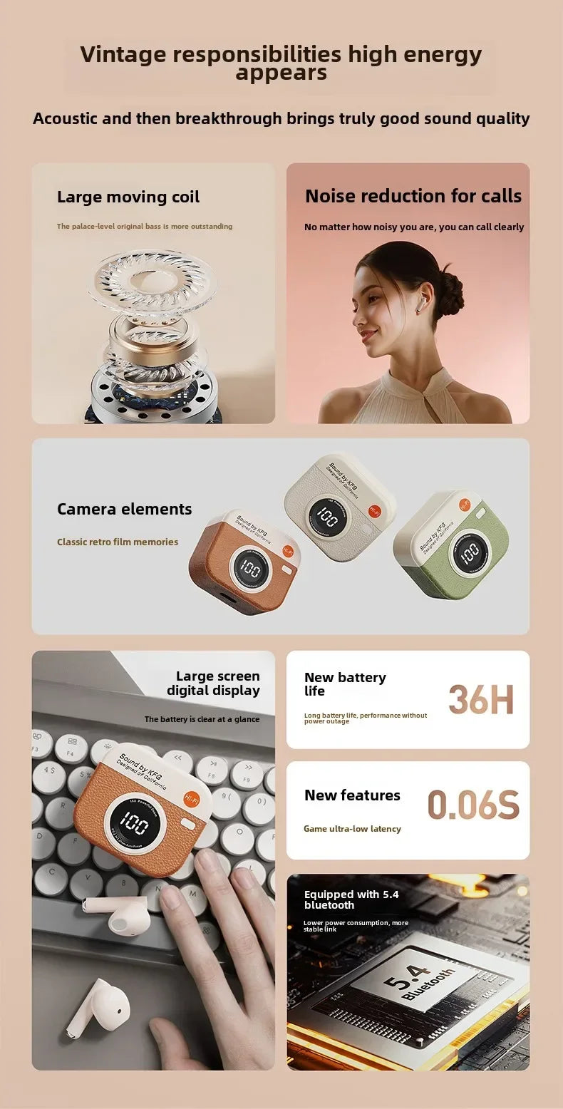 TWS Q86 Wireless Earphones Game Bluetooth Headphones with Microphone Noise Reduction Hi-Fi Bass Earphones for All Smartphones