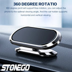 STONEGO Metal Strong Magnetic Car Mobile Phone Holder Magnet Cell Phone Stand in Car GPS Support for IPhone 360° Rotatable Mount