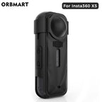 Protective Case for Insta360 X5 Lens Cap Silicone Cover Screen Protector Anti-scratch Protection for Insta 360 X5 Accessories