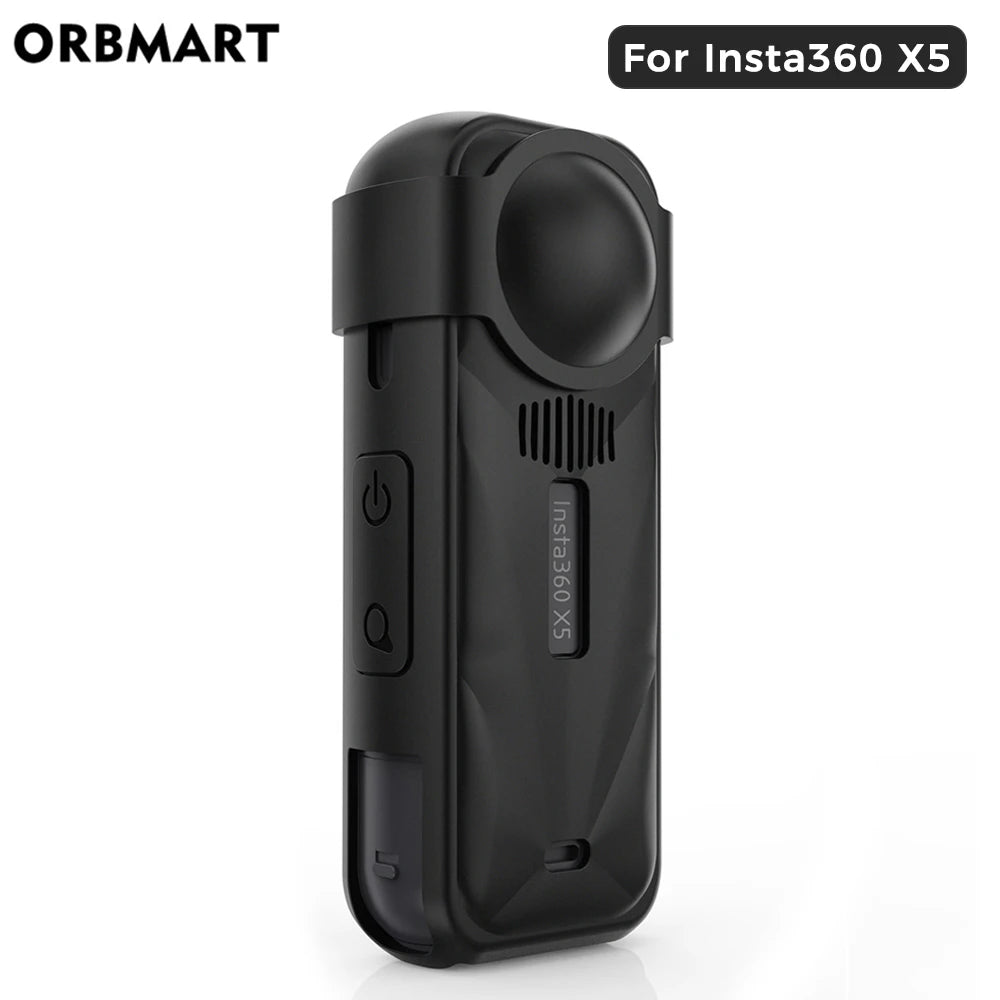 Protective Case for Insta360 X5 Lens Cap Silicone Cover Screen Protector Anti-scratch Protection for Insta 360 X5 Accessories