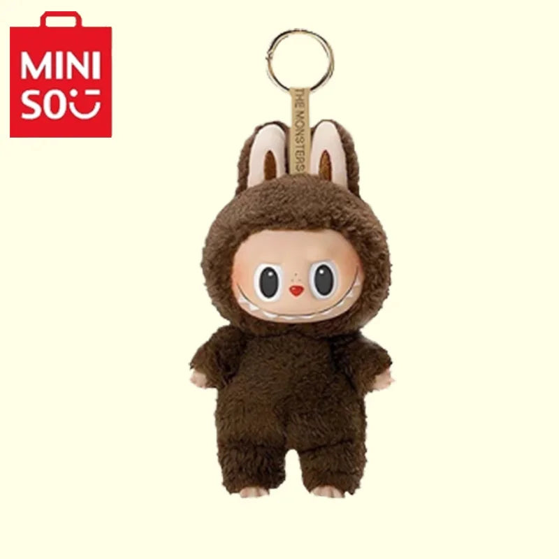 New Generation Labu Monsters Heartbeat Macaron Enamel Face Tabletop Ornament Plush Series  Keychain Birthday For Kid  Decoration