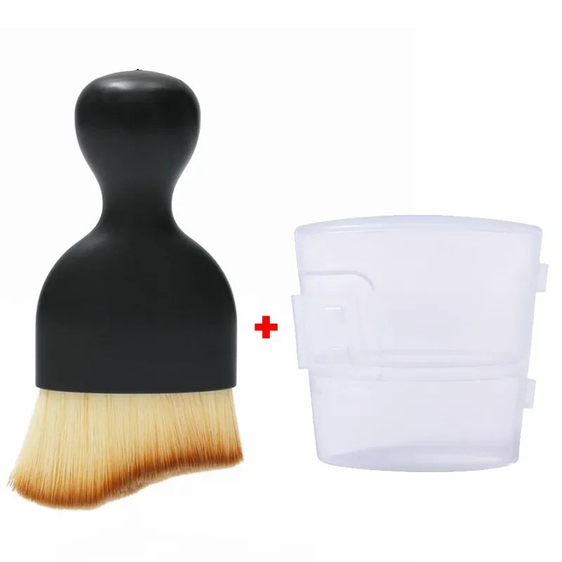 1-2Pcs Soft Cleaning Brush Keyboard Car Air Outlet Cleaning Soft Brush with Shell Car Crevice Dust Removal Brush Cleaning Tools