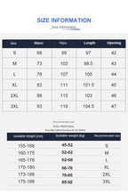 Men's Summer Ripped Jeans Loose Straight Leg Retro Men Draw Rope Port Fashion Brand All-match Casual Pants