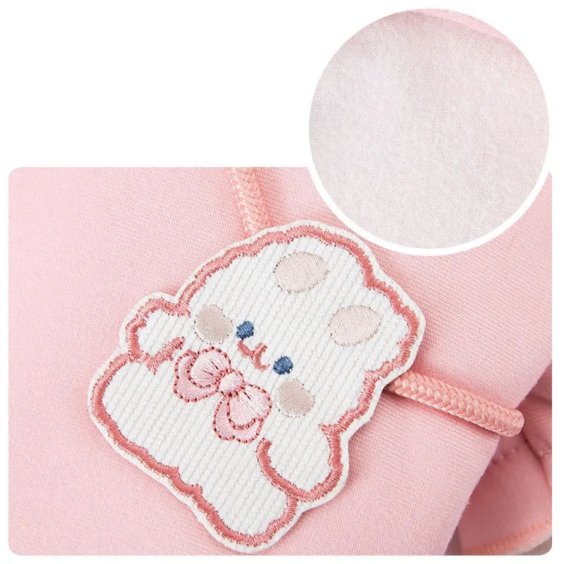 Luxury Dog Clothes for small Dogs Puppy Hoodie Dress for Bulldog Chihuahua Harness Sweatshirt Pets Costume Winter Dog Coat 2025