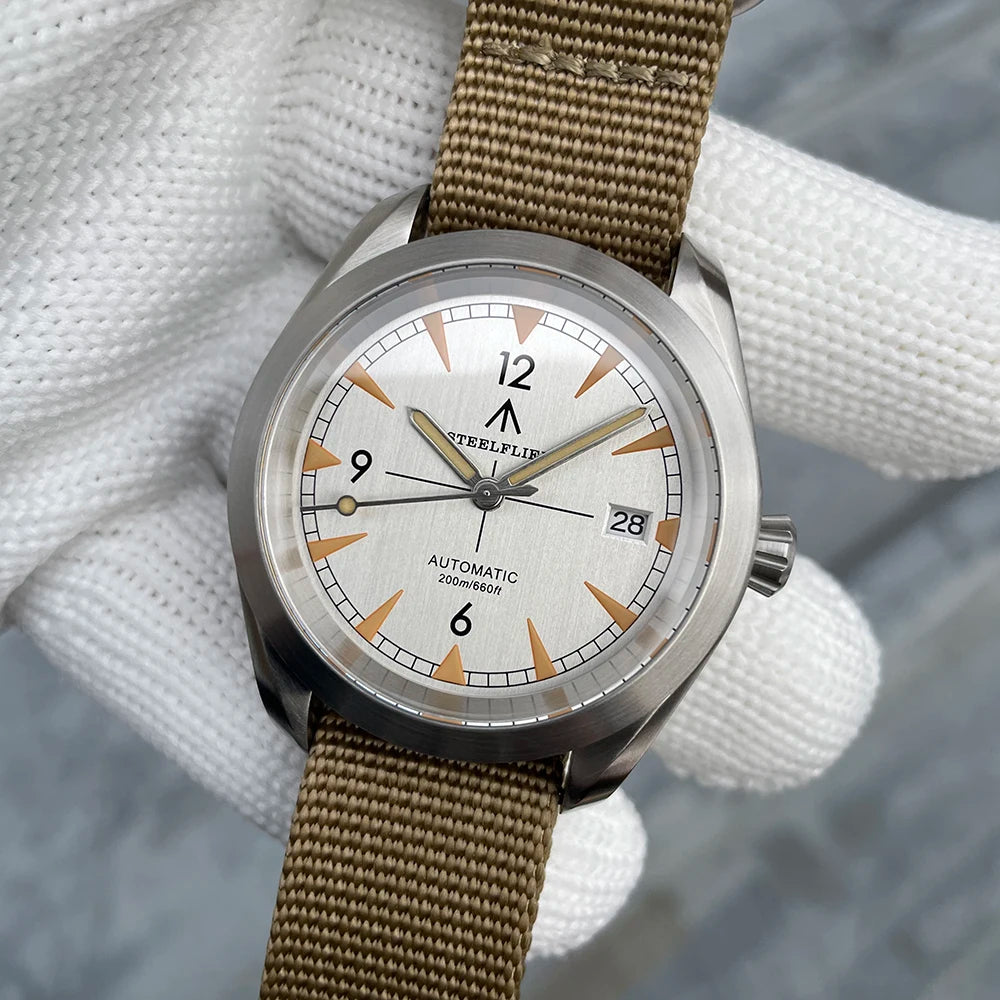 STEELFLIER Official SF751 Luxury Fashion Mechanical Wristwatch NH35 Movement Super Luminous 20Bar Waterproof Classic Dive Watch