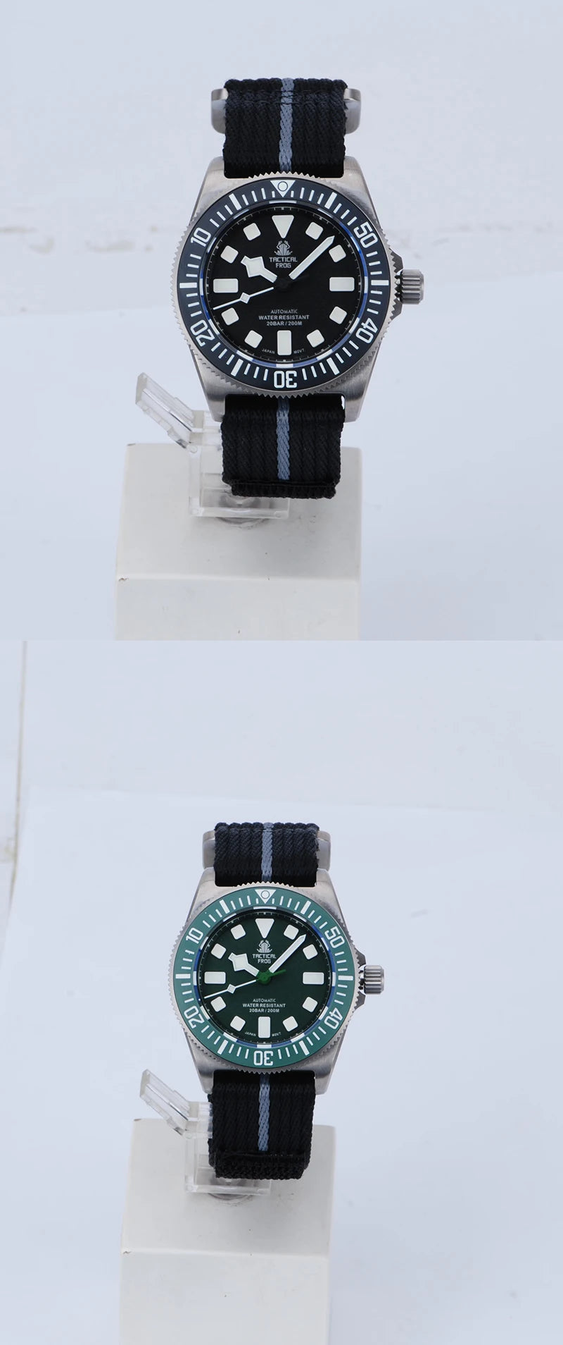Tactical Frog Titanium Watch FXD Diving 42mm NH35 Automatic Mechanical Movement Sapphire BGW9 Luminous 200M Dive Men Wristwatch