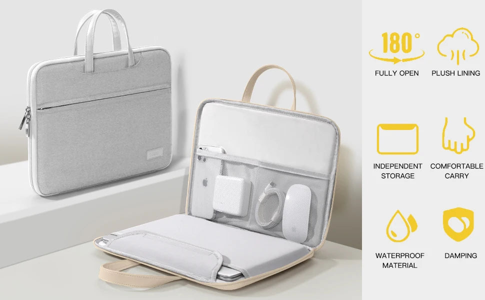 Laptop Bag Case 13.3 14 15 15.6 inch Cover For MacBook Air Pro Xiaomi Huawei ASUS Notebook Men Women Portable Handbag Briefcase
