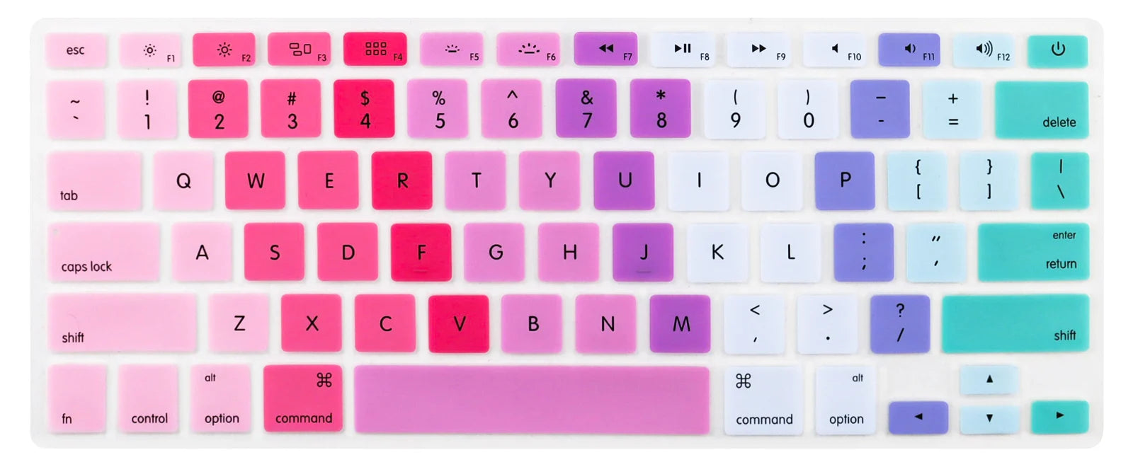 HRH Keyboard Cover US for MacBook Air 13'' A1466 A1369 for MacBook Pro 13.3'' A1278 A1425 A1502 for MacBook Pro 15'' A1286/A1286