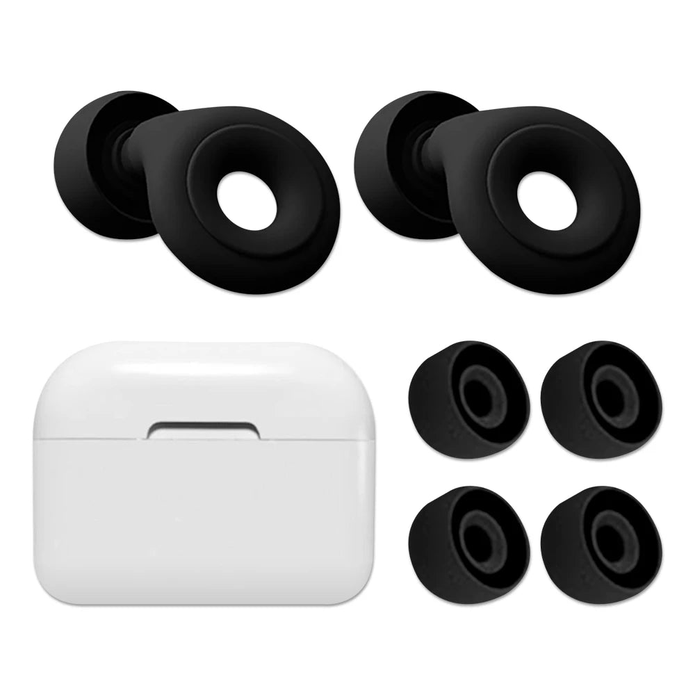 Silicone Ring Sleep Soundproof Earplugs Anti Noise Reduction 5 dB Noise Ring Earplug Mute Earplugs Adjustable Earphone Mute Tool