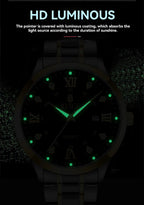 RUIGE Fashion Men's Watch Roman Scale Minimalist Men's Famous Watch Night Glow Waterproof Trendy Watch