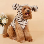 Cute Dog Hoodies Sweaters Soft Warm Fleece Puppy Sweatshirt Coat for Small Medium Dogs Chihuahua Yorkie Poodle Winter Pajamas