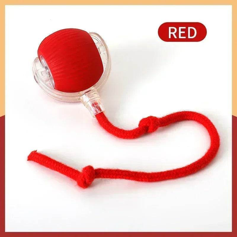 Interactive Cat Toy Ball Rolling Balls Pet Kitten Cats Teaser Automatic Electric Smart Game Plush Toys Play Stimulator Training
