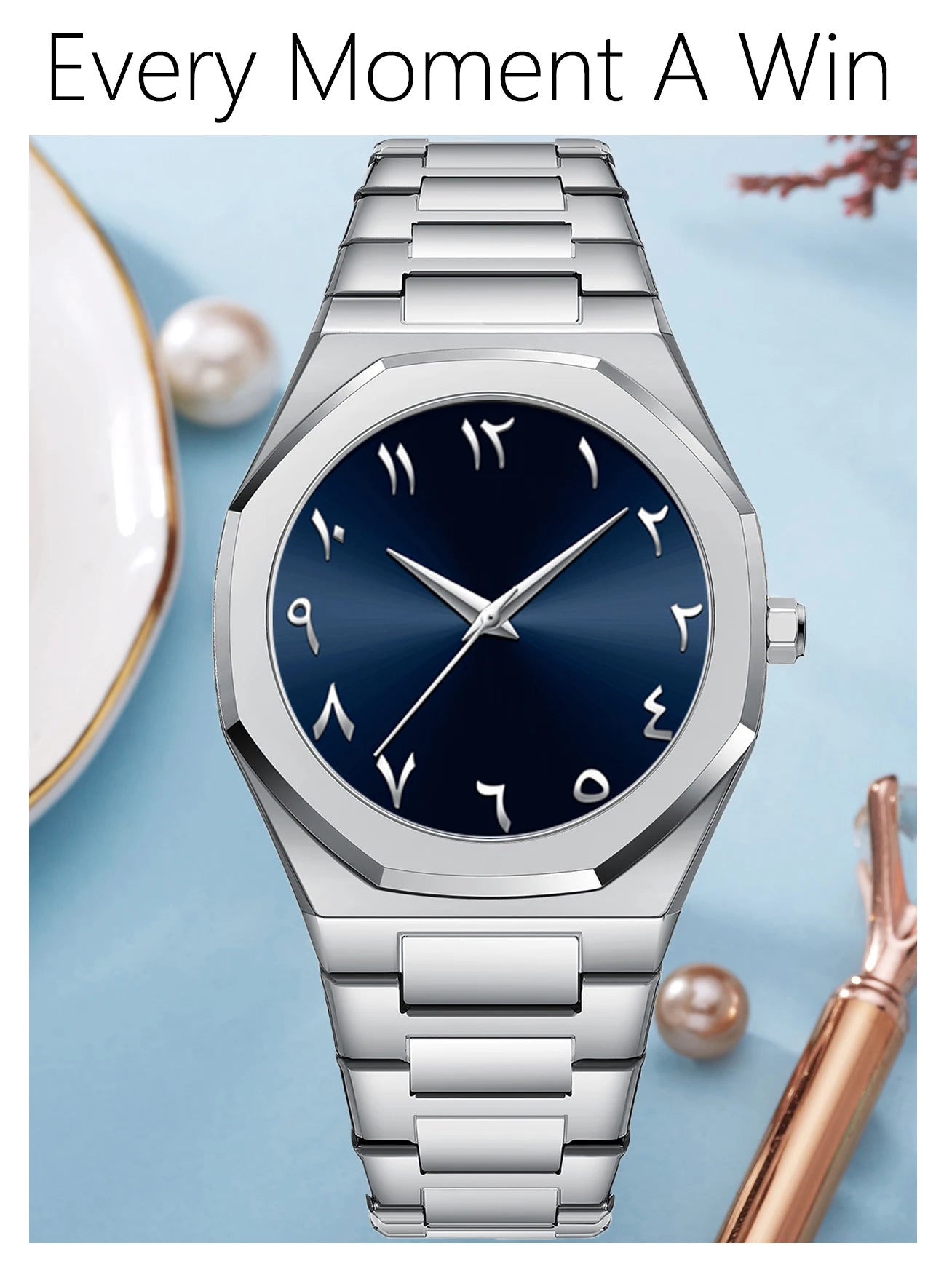 Modern Minimalist Personality Creative All-black Men's Watch Arabic Digital Sports Leisure Quartz Watch Unique Design Watch 2025