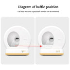 Special Cat Toilet Baffle AIRROBO Litters Proof Cat Litter Box Baffle Cats Bedpans S1/pro/fresh Universal Pet Supplies Products