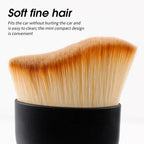 1-2Pcs Soft Cleaning Brush Keyboard Car Air Outlet Cleaning Soft Brush with Shell Car Crevice Dust Removal Brush Cleaning Tools