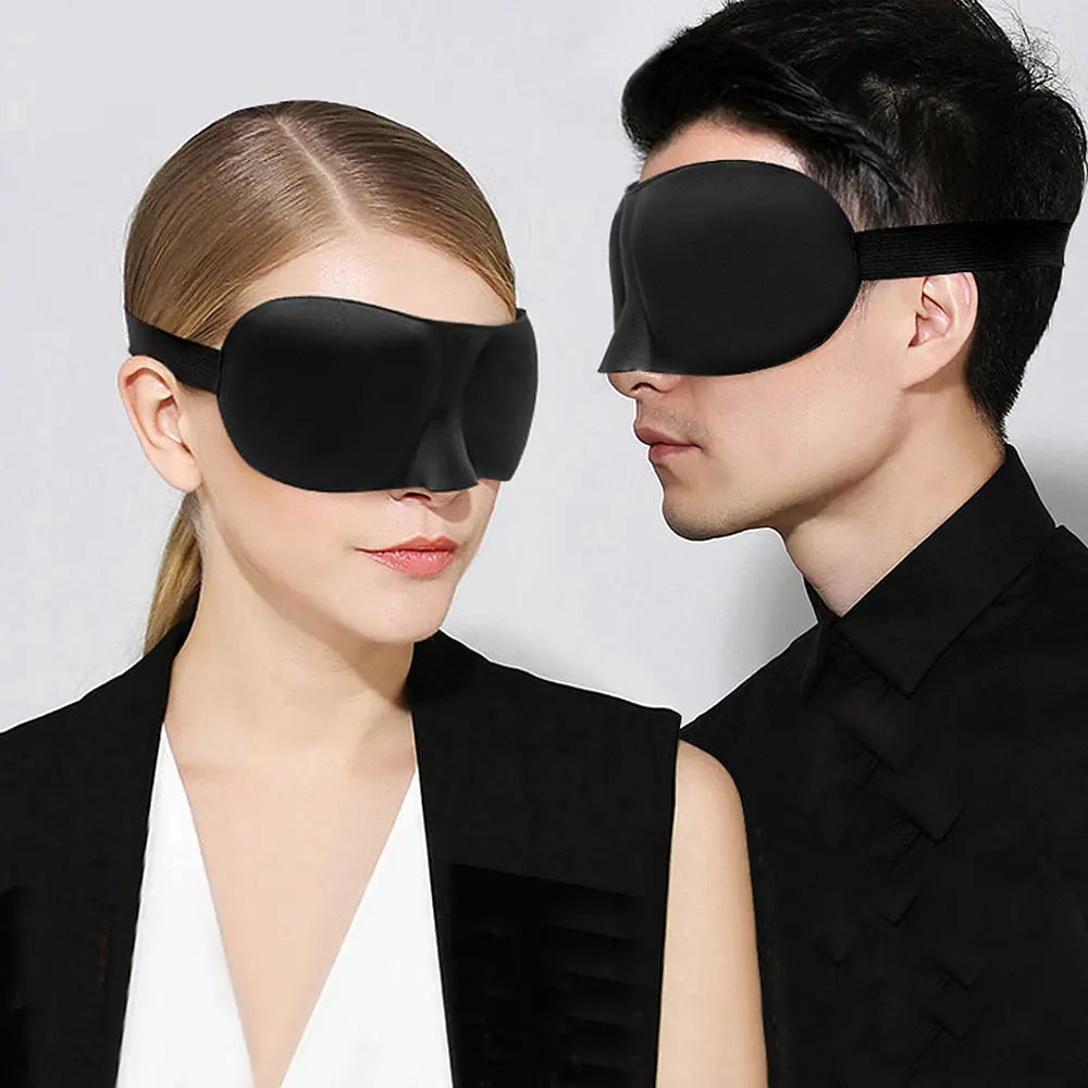 50pcs 3D Sleeping Mask Eye Mask Eyepatch Eye Shade Cover Block Out Light Soft Eye Care for Travel Home Use mascara para dormir