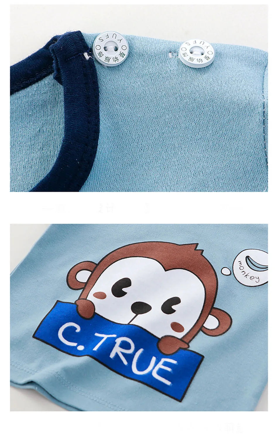 Spring Autumn Sleepwear Kids Comfort Cotton Pajamas Set Durable and Soft Unisex Cartoon Dinosaur for Boy Girl Children Clothes