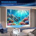 Portable Projector 4k 1920*1080P HD Resolution Intelligent Control 5G WiFi BT5.0 Home Theater Beamer Outdoor Movie LED Projector