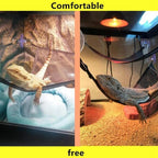 Reptile Hammock Lounger Ladder Accessories Set for Large Small Bearded Dragons Anole Geckos Lizards or Snakes Reptile Accessorie