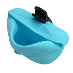 Portable Silicone Dog Treat Bag Outdoor Dog Treat Pouch for Training Feeding Bag Large Capacity Pet Trainer Waist Bag Dog Suppli