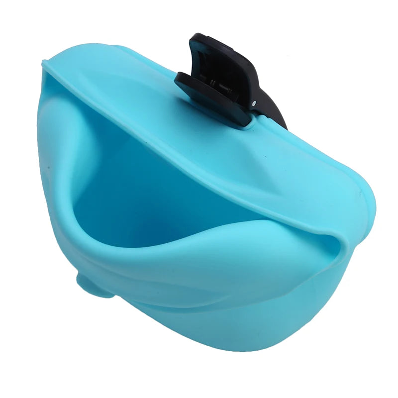 Portable Silicone Dog Treat Bag Outdoor Dog Treat Pouch for Training Feeding Bag Large Capacity Pet Trainer Waist Bag Dog Suppli