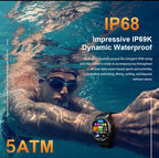 NEW For XIAOMI Outdoor Sports Smart Watch Men GPS Trackr Health Monitor BT Call NFC UV infrared Laser 5ATM Waterproof Smartwatch
