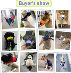 Dog muzzle Prevents biting barking and accidental eating prevents slipping off fits small medium large dogs adjustable