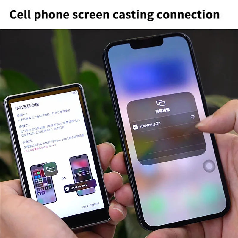 RK-X40 Wireless Mobile Phone Magnetic Selfie Screen Projector Rear Camera High Definition Selfie Display Selfie Auxiliary Tool