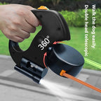 2-in-1 Dual-Headed Automatic Retractable Dog Leash for Medium-Small Breed, Teacup Poodle, Bichon Frise, Corgi, ABS Material