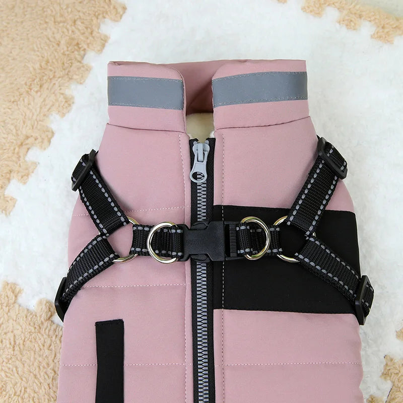 Winter Warm Pet Dog Clothes Reflective Puppy Jacket Thickened Pet Clothes for Small Medium Dogs Chihuahua Yorkie Clothing